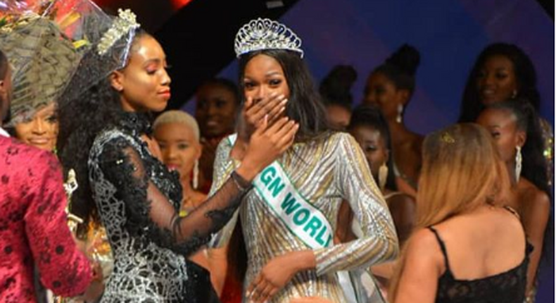 On Friday, October 11, 2019, 21-year-old Nyekachi Douglas was crowned the 2019 Most Beautiful Girl in Nigeria in Bayelsa. [Instagram/SilverbirdMBGN]