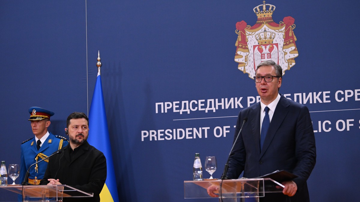 Obraćanje Vučića i Zelenskog