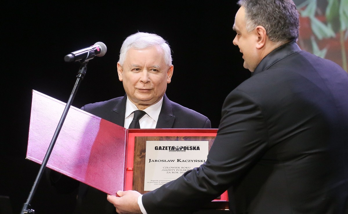 Jarosław Kaczyński Człowiekiem Roku "Gazety Polskiej"