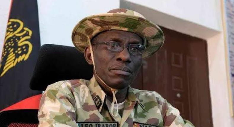 Maj Gen Leo Irabor has been named as President Buhari's new Chief of Defence Staff ( Bashir Ahmad) 