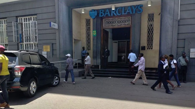 Barclays Bank, Queensway branch, located on Mama Ngina Street 