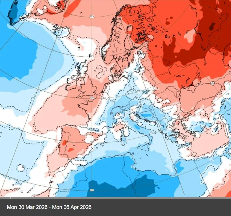 Početak aprila obeležice padavine i promena vremena uz porast temperature