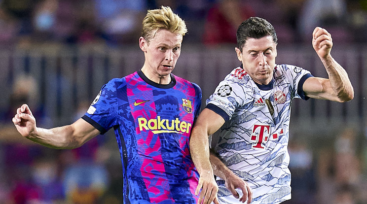 A Barcelonának a Bayern München ellen kell kiharcolnia a továbbjutást a BL-ben /Fotó: Getty Images