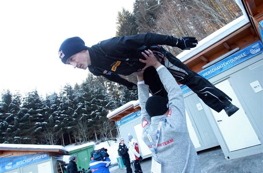 Małysz najlepszy... tylko na treningach