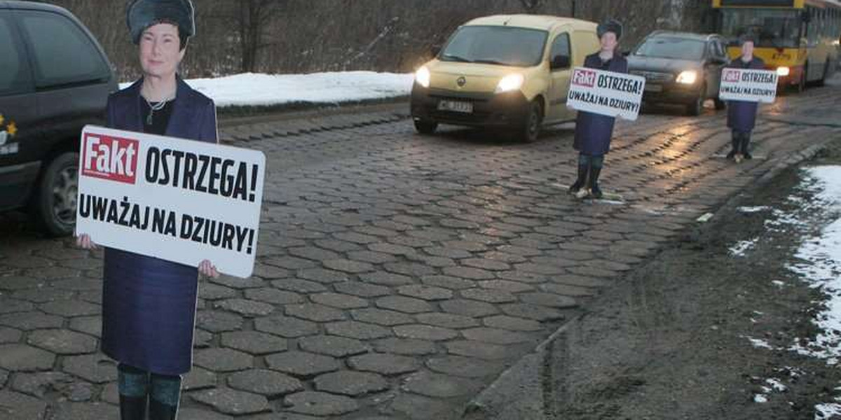 Te ulice potrzebują remontu!