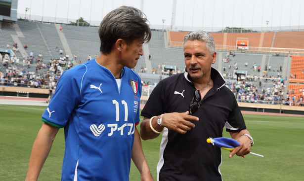 Kazuyoshi Miura z Roberto Baggio