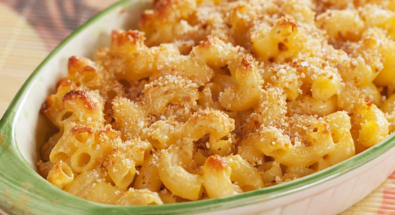 Mac and cheese is a classic dinner.Igor Dutina/Shutterstock