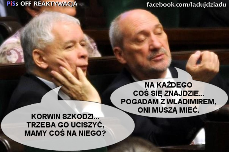 Kto może mieć haki na Korwin-Mikkego? Antoni Macierewicz ma pomysł ... CZYTAJ WIĘCEJ>>> Kaczyński wyklucza koalicję z Korwin-Mikkem: Jest skompromitowany [WIDEO]