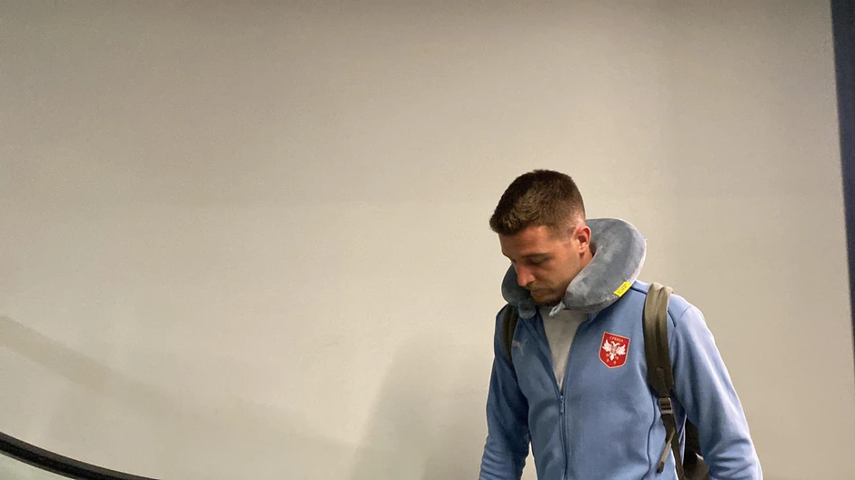 Sergej Milinković Savić na aerodromu nakon gubitka u Nemačkoj