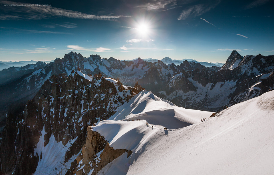 Alpy Francuskie i Aiguille du Midi na pięknych zdjęciach Jakuba Połomskiego