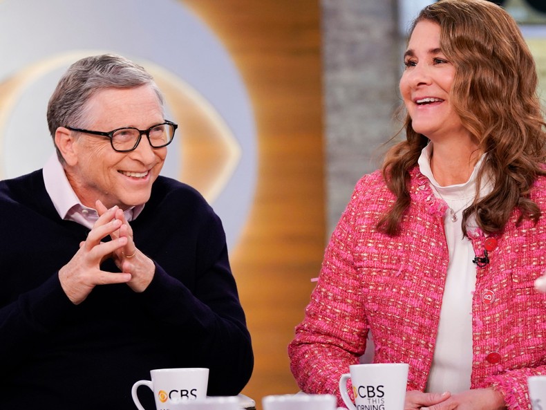 Bill Gates and Melinda French Gates. 