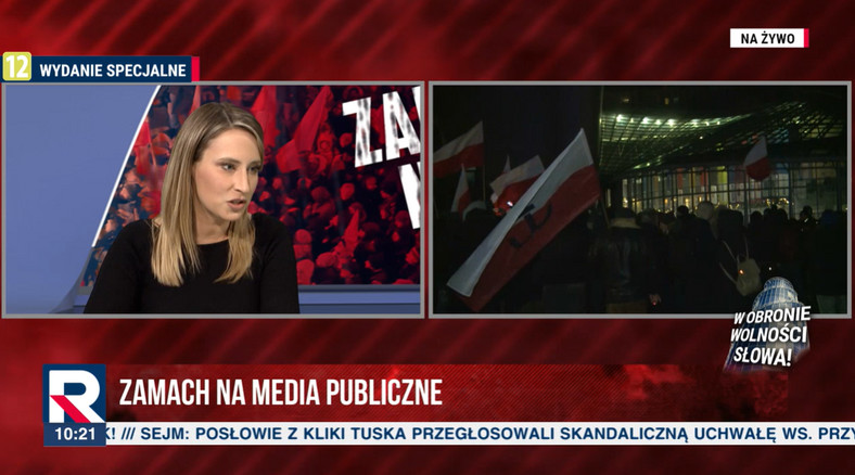 Marta Piasecka w Telewizji Republika