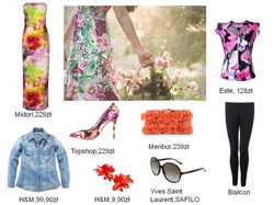 Kwiaty w roli głównej: idealne na lato stylizacje floral