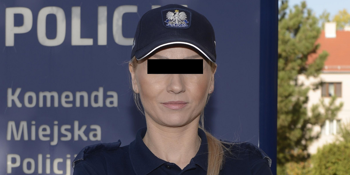 Policjantka z narkotykami