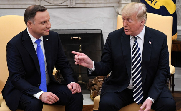 Prezydent Stanów Zjednoczonych Ameryki Donald Trump oraz prezydent RP Andrzej Duda