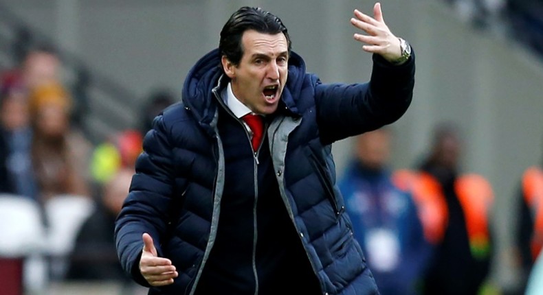 Unai Emery fears Arsenal's top four bid is under threat