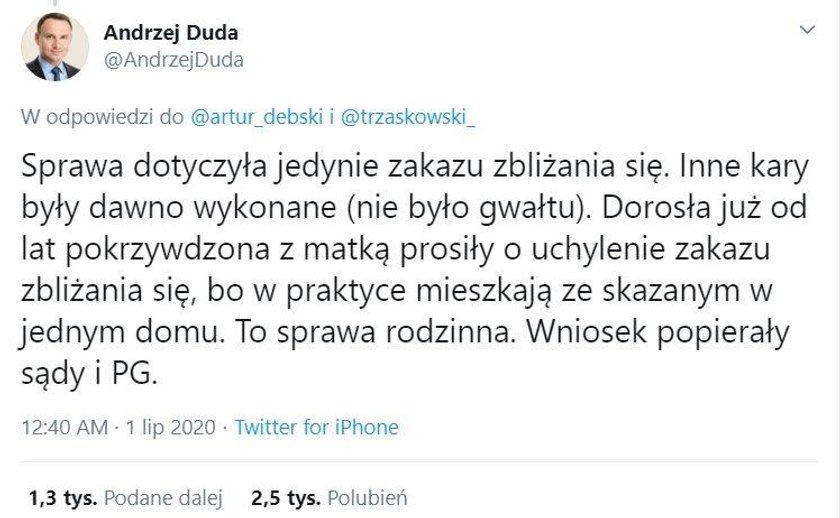 Fakt dotarł do wyroków na pedofila, którego ułaskawił prezydent Duda