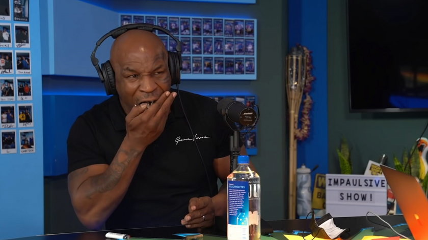 Mike Tyson zjadł na wizji halucynogenne grzyby