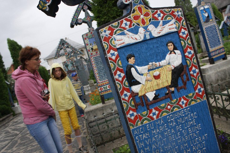 Wesoły cmentarz w Rumunii