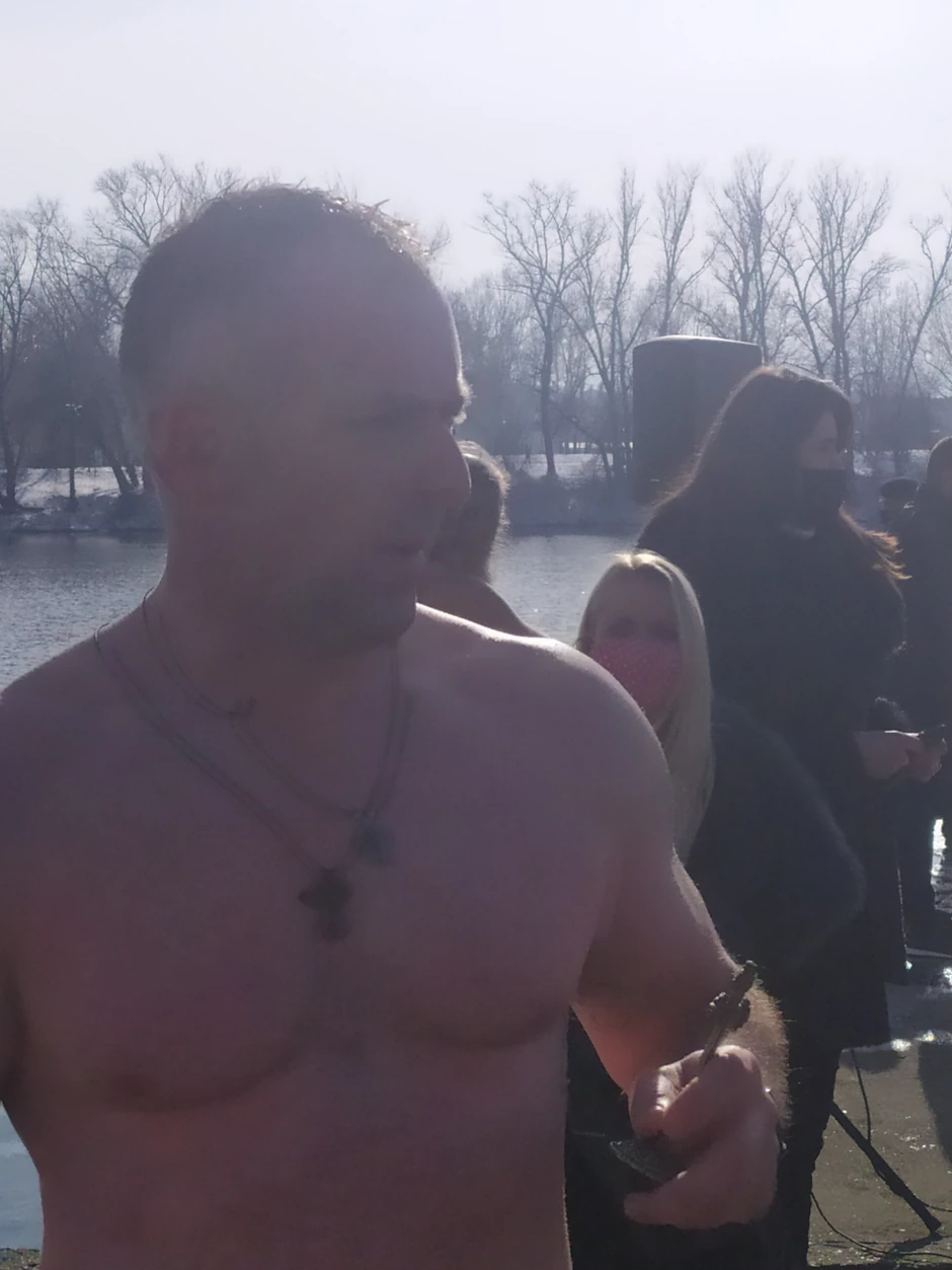 Miroljub Kojadinović, plivanje za časni krst