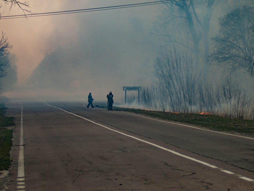 Czarnobyl płonie. Pożar w skażonej strefie