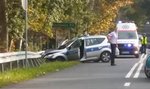 Ranni policjanci i skasowane radiowozy