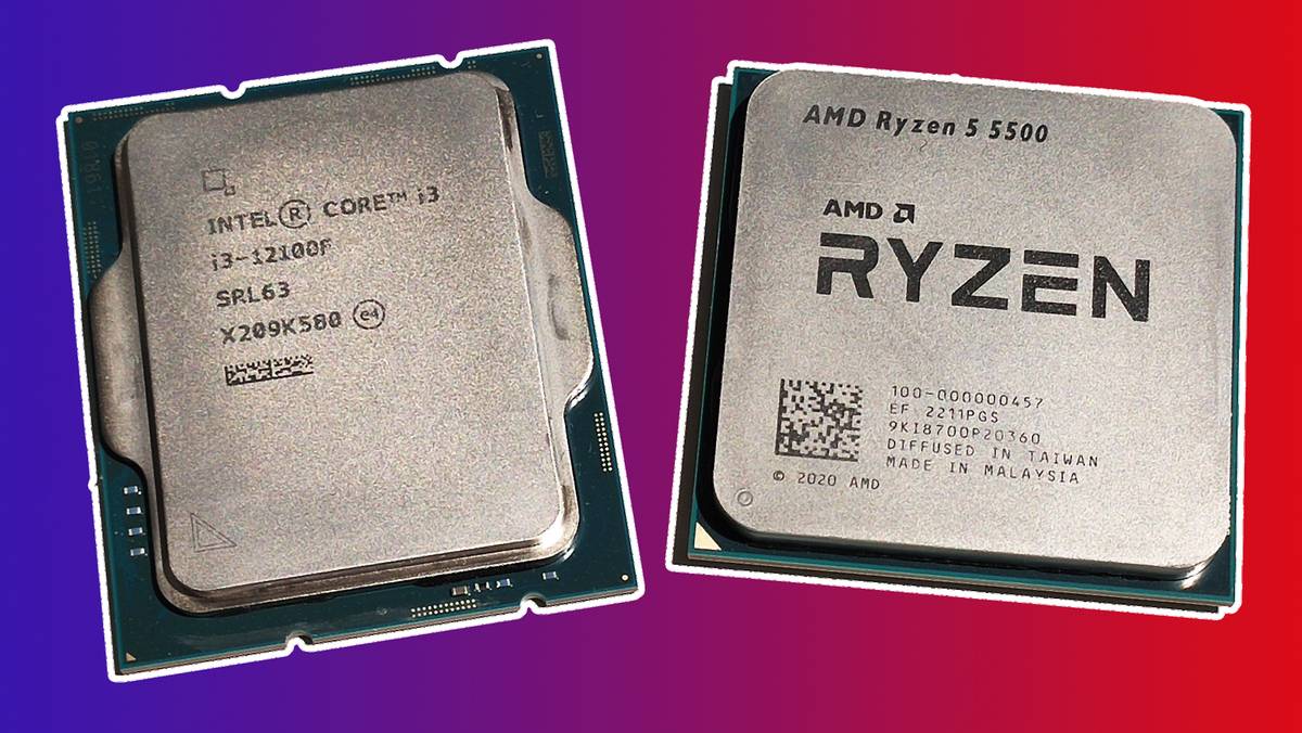 Intel Core i3-12100F vs AMD Ryzen 5 5500