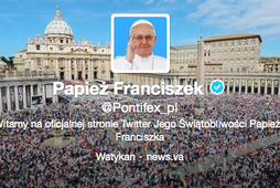 Profil papieża Franciszka na Twitterze