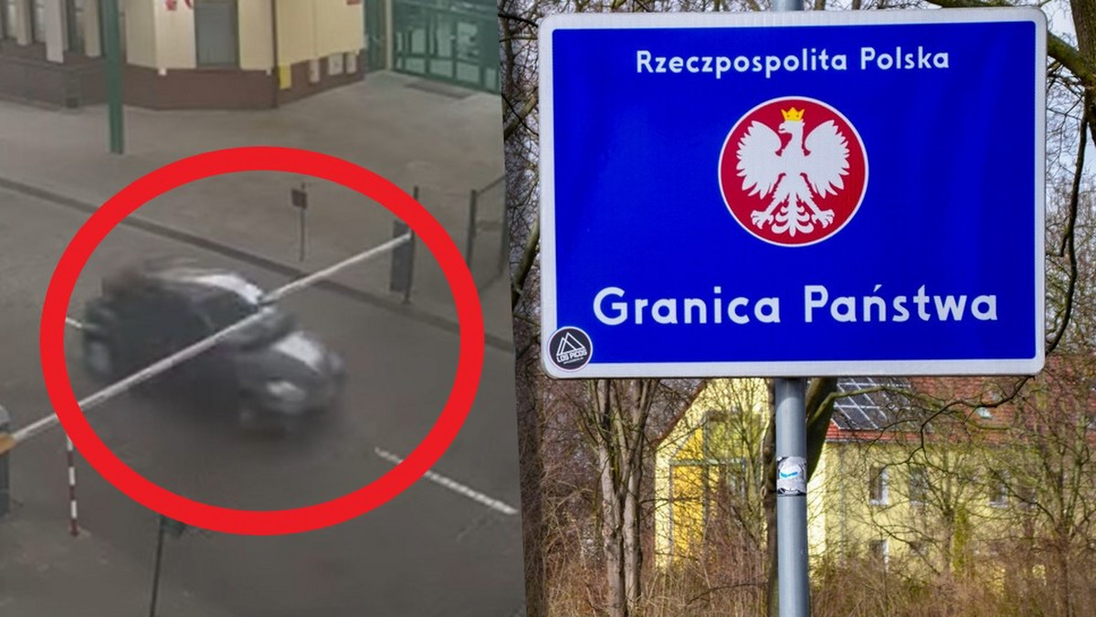 Na przejściu z Rosją samochód staranował szlaban [NAGRANIE]