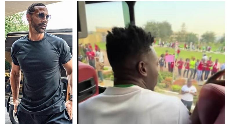 Rio Ferdinand praised Ugandan fans for showing support to Andre Onana