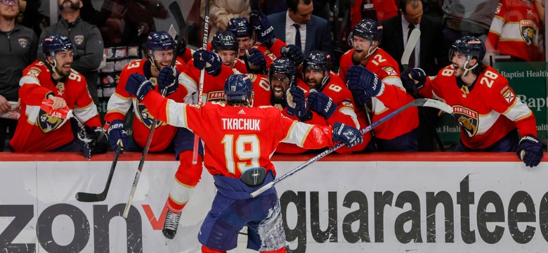 Matthew Tkachuk zrobił różnicę. Florida Panthers po raz drugi w finale ligi NHL