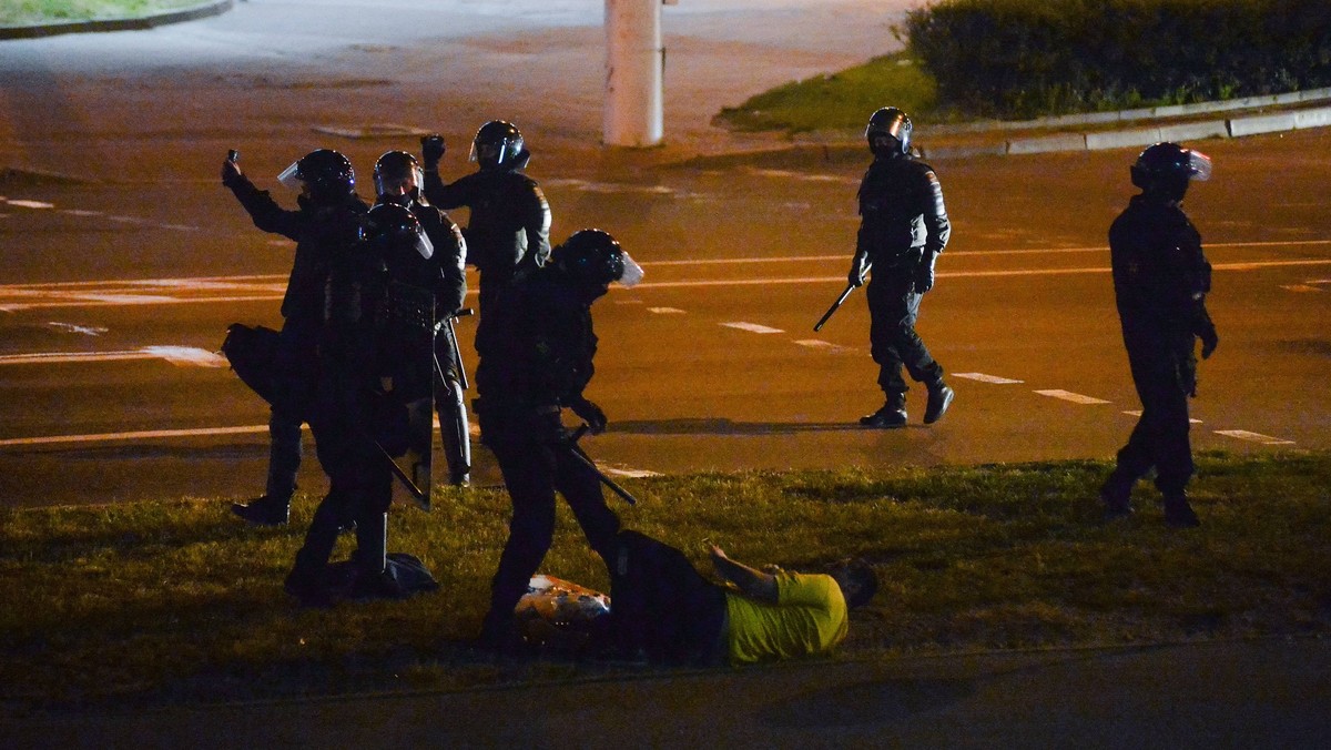 Demonstracje w Mińsku, 12.08