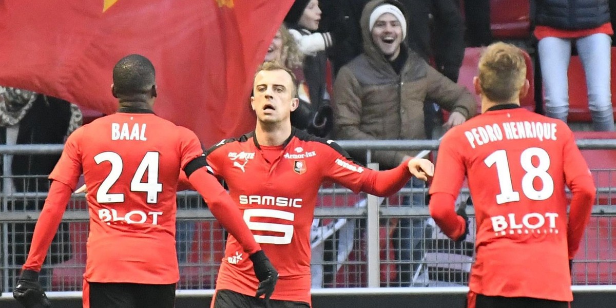 Kamil Grosicki strzelił cudownego gola dla Stade Rennes. ZOBACZ