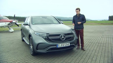 Samochód Błażeja - Mercedes EQC