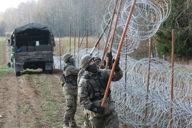 Budowa tymczasowej zapory na granicy z obwodem kaliningradzkim