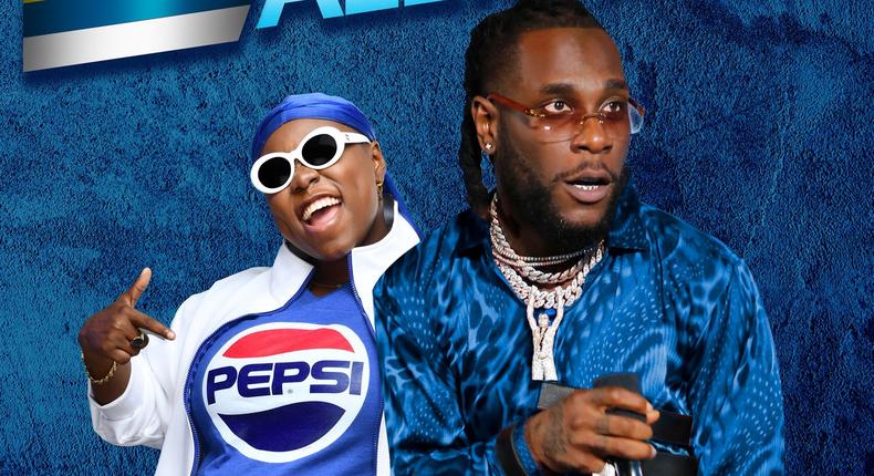 Teni and Burna unveiled as new #PepsiBrandAmbassadors