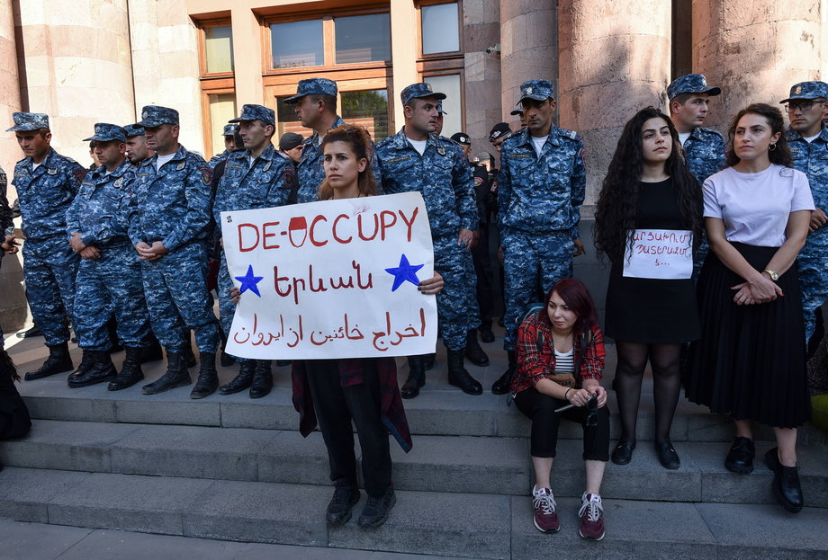 Protesty w Erywaniu