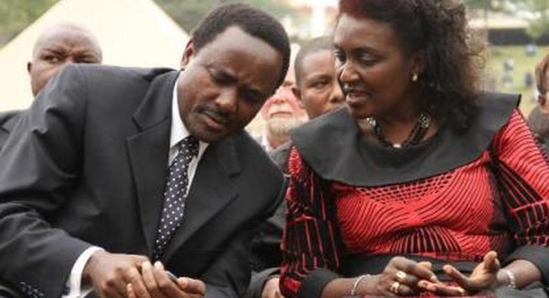 Wiper Party Leader Kalonzo Musyoka and his Wife Pauline Musyoka