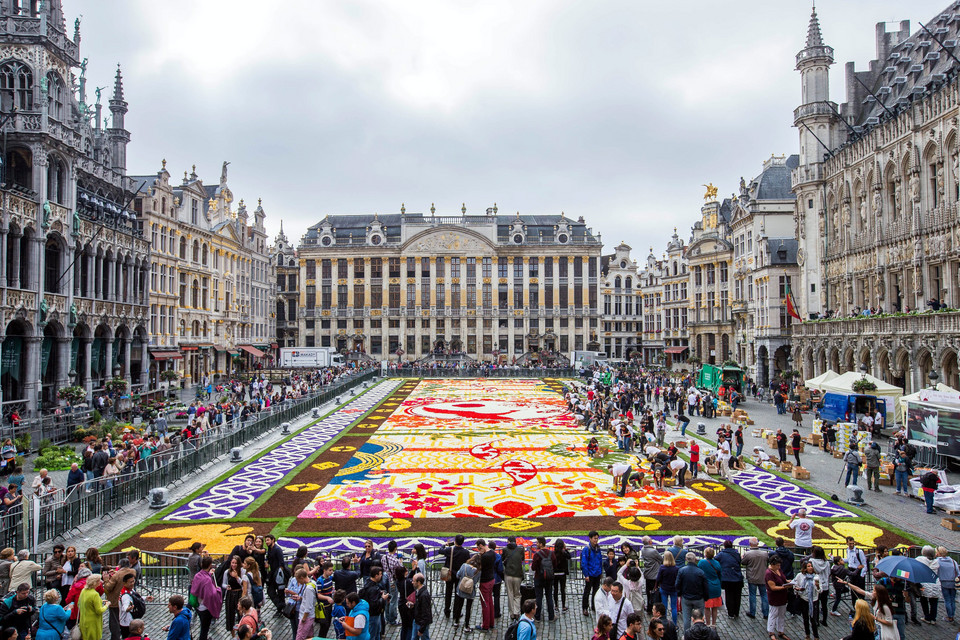 BELGIUM GIANT FLOWER CARPET (20th giant flower carpet in Brussels)