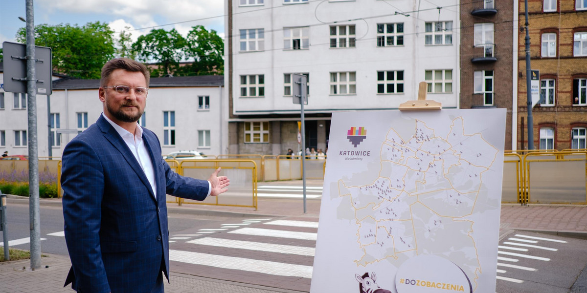 Briefing w sprawie oswietlenia przejsc dla pieszych w Katowicach