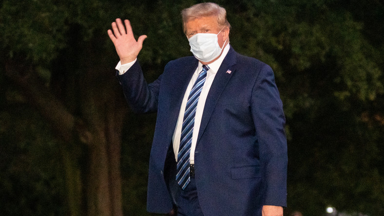Koronawirus w USA. Trump nie ma już objawów Wiadomości