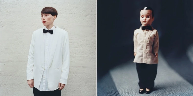 "Ovo je lutka mladoženje sa ženstvenim crtama lica. Već sam odustala od potrage za odgovarajućim modelom, kada je ova devojka došla da poseti moju cimerku. Nisam mogla da verujem da mi se sreća osmehnula", objašnjava fotografkinja (FOTO: Annie Collinge)