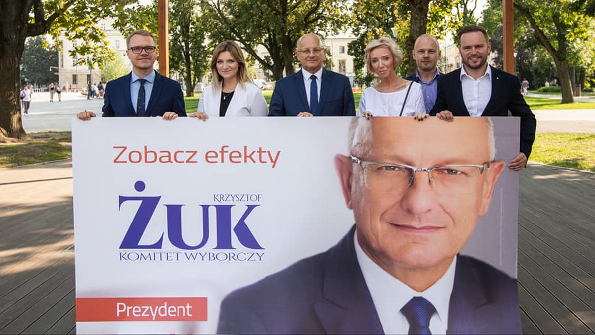 Lublin: Krzysztof Żuk prezentuje hasło wyborcze