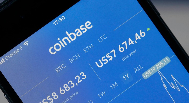 Cryptocurrency exchange Coinbase files to go public in a direct listing