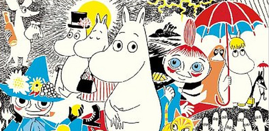 "Muminki. Komiksy Tove Jansson. Tom 1" (okładka)