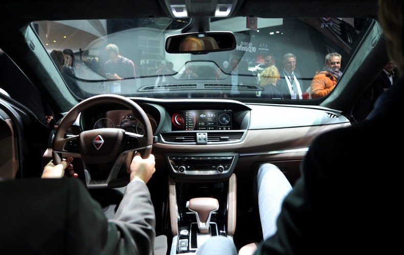 Wnętrze Borgward SUV BX7 TS