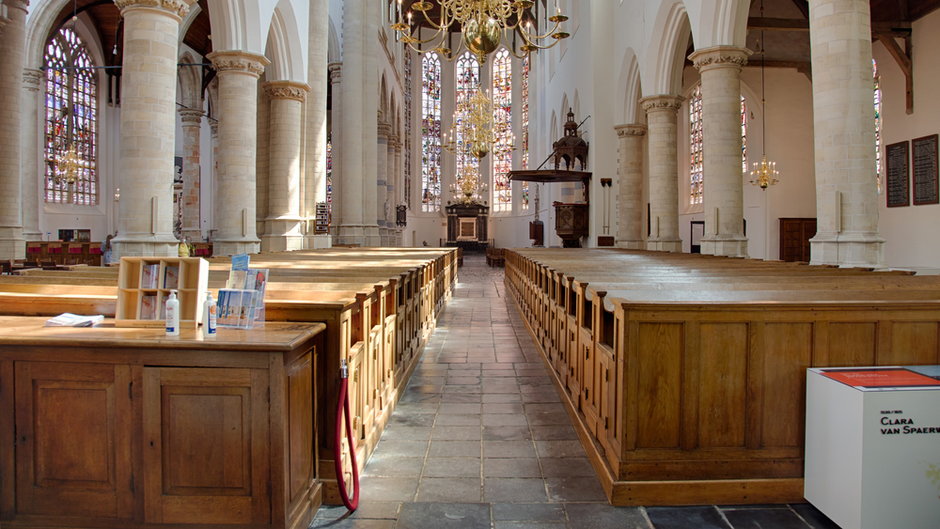 Kościół w Delft, Holandia