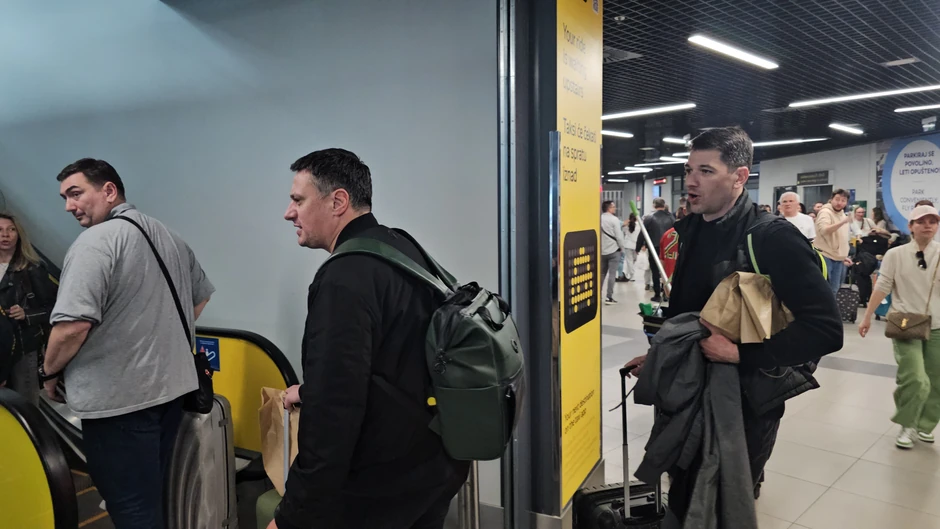 Andrija Milošević sa ženom i Viktor Savić