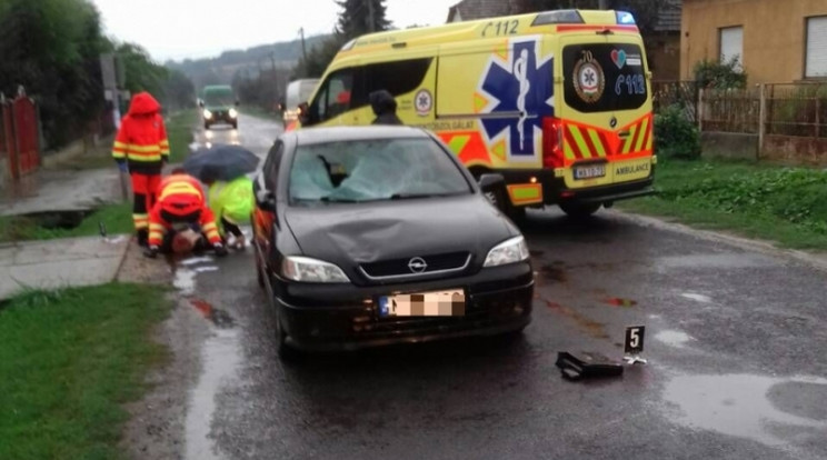 Idős férfi ütött el egy sofőr Uzdon / Fotó: police.hu