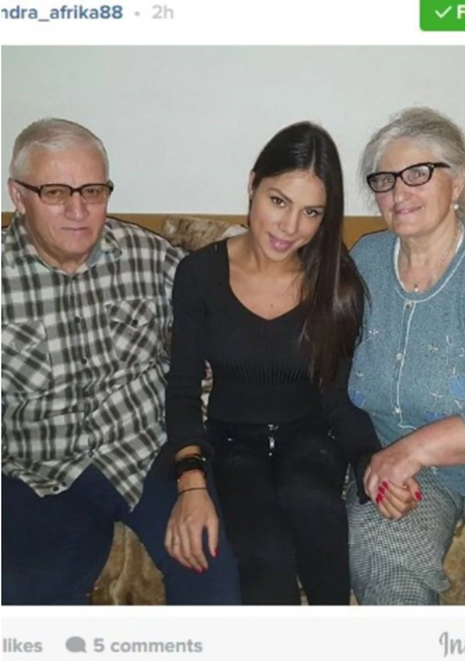 Sandra Afrika sa babom i dedom